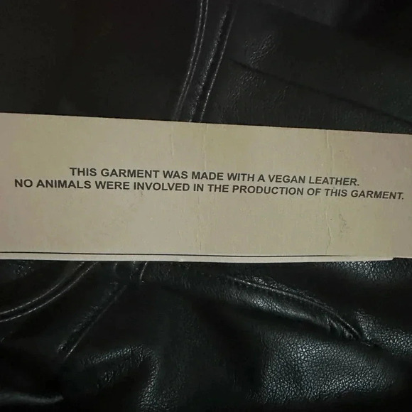 BCBGeneration vegan black leather jacket size L - Picture 13 of 13